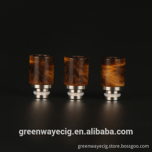 2015 new design factory price jade drip tip, 510 jade stone drip tips tophus amber wide bore